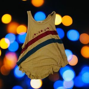 Graphic racerback tank